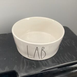 Rae Dunn Lab dog bowl